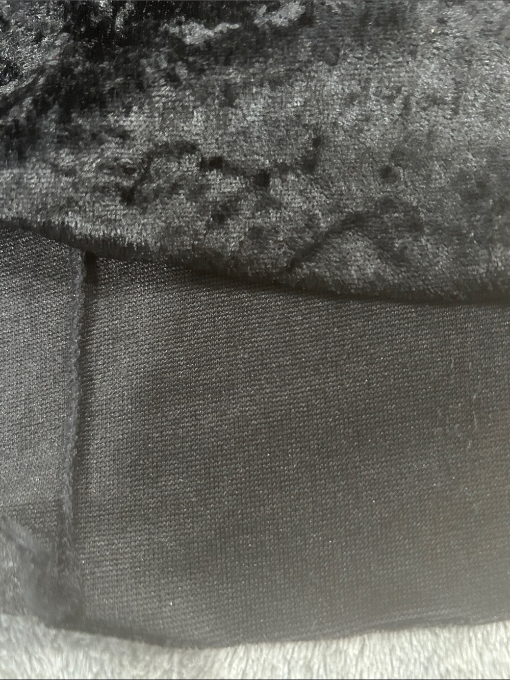 Black Crushed Velvet Hooded Cape womens M Embroidered Gothic Witchy Renaissance - Picture 16 of 16
